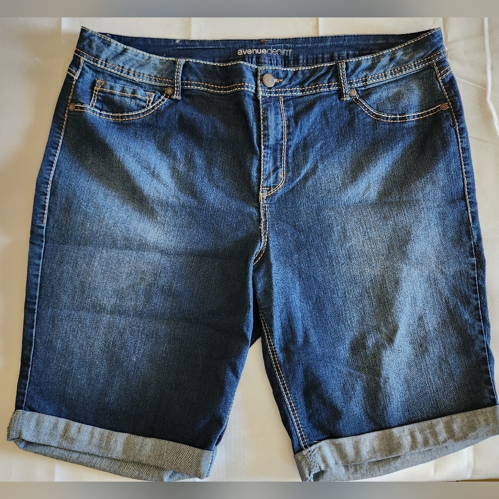 24W Avenue Denim Bermuda Shorts
